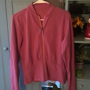 Lululemon pink short bomber jacket